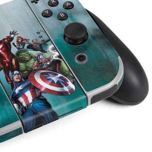 Marvel Avengers Assemble Nintendo Switch OLED (2021) Skin